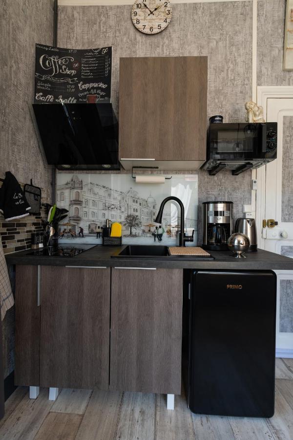 Studio Malou, Cuisine, Salle D'Eau, Terrasse Amenagee Olliergues Exteriör bild